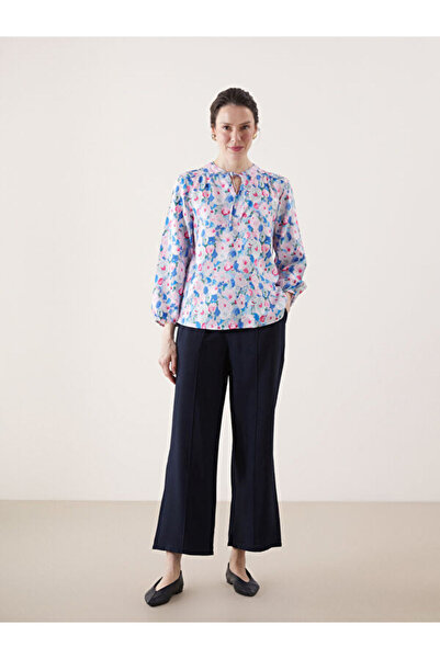 LC Waikiki Rmz Gi̇yi̇m Farkiyla Women's Pants with Waist Drawstring