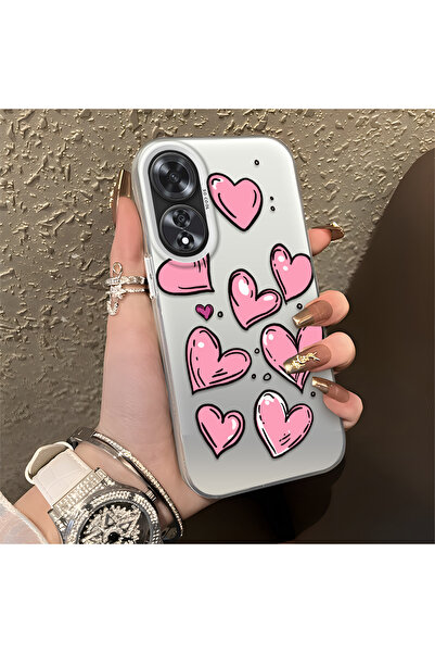 Hontinga حافظة هاتف OPPO A60 متوافقة مع حافة السيليكون الصلبة ومضادة للسقوط ع...