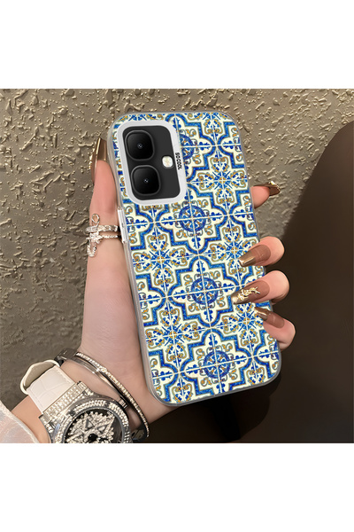 Hontinga حافظة هاتف تكنو سبارك جو 2 متوافقة مع حافة السيليكون الصلبة والمضادة...