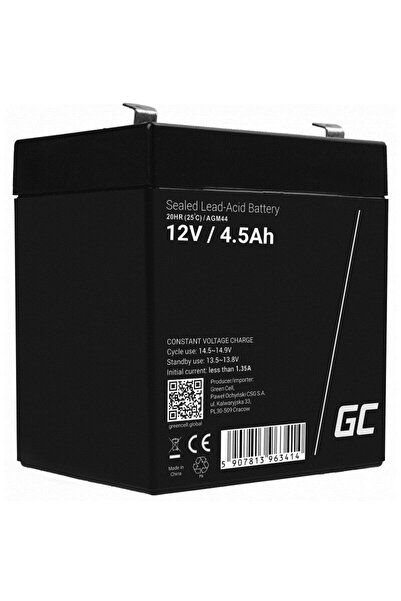 Greencell Baterie UPS Green Cell AGM44 cu plumb etanș (VRLA) 12 V 4.5 Ah