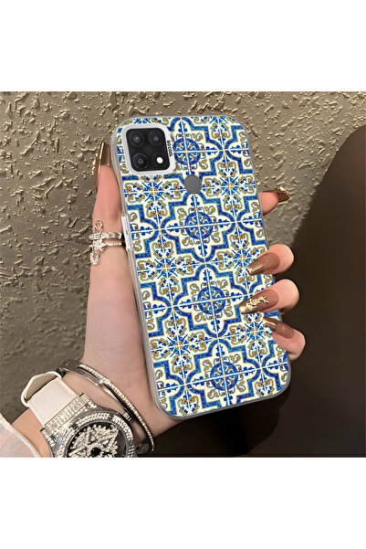 Hontinga حافظة هاتف OPPO A15 متوافقة مع حافة السيليكون الصلبة والمضادة للسقوط...