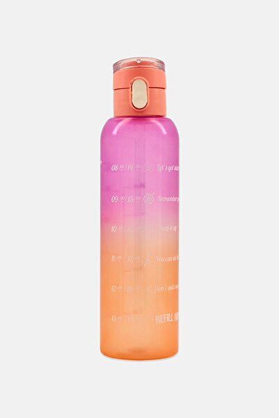 Herevin Plastic Motivation Water Bottle 750 ml, Multicolor