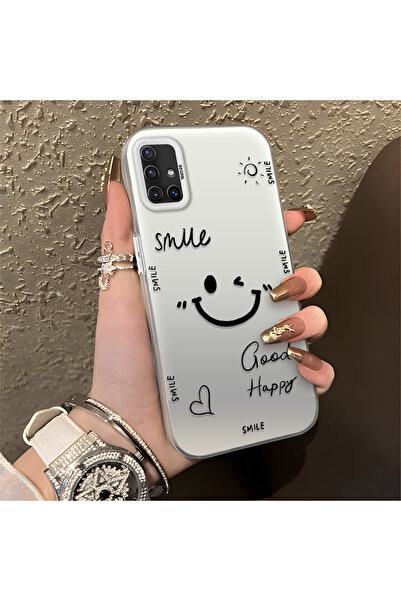 Hontinga حافظة هاتف سامسونج جالاكسي A51 متوافقة مع الحافة السيليكونية الصلبة ...