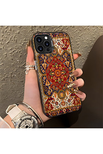 Hontinga iPhone 12 Pro Max Compatible Silicone Edge Hard Back Anti-Fall Phone...