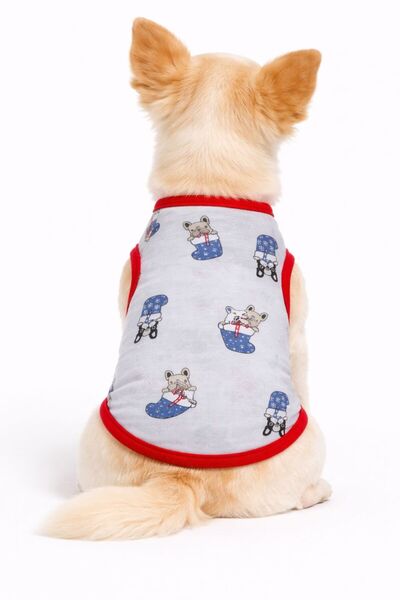 DOGİ&DOG Küçük Irk Gray Dog Köpek Kıyafeti Köpek Atleti (1-10KG)