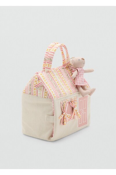 MANGO Baby Ayı ev şeklinde çanta