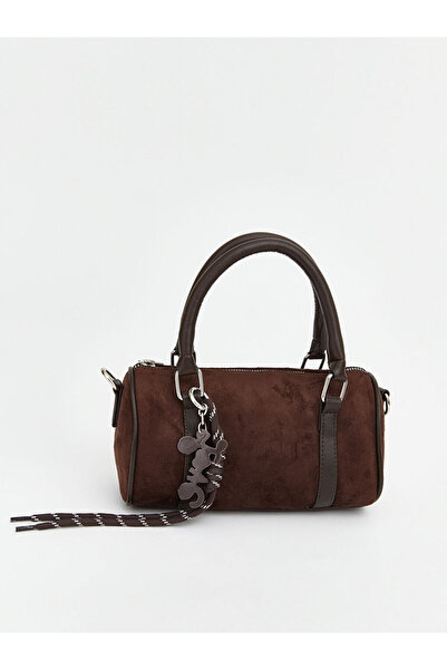 LC Waikiki Lcw Accessories Brown Suede-Look Women's Shoulder Bag from Cc Coll...