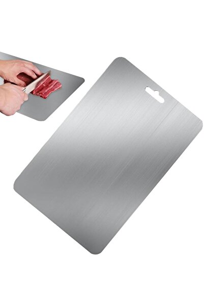 LUNNA ENDÜSTRİYEL PASLANMAZ ÇELİK KESME TAHTASI 316L KALİTE 2mm 45*30 EBATLAR...