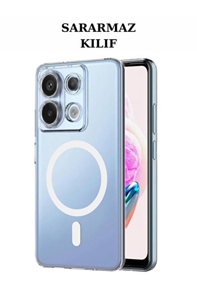 Massemr Redmi Note 13 Pro 4g Compatible Obmoc Hard Transparent Magsafe Premiu...