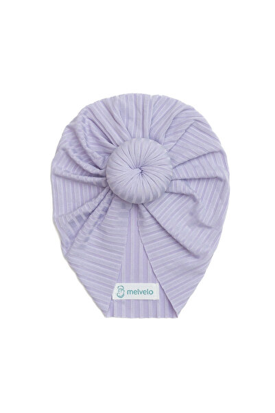 melvelo Baby turban Donut, polyester, Stripe - Lavender 0-4 years