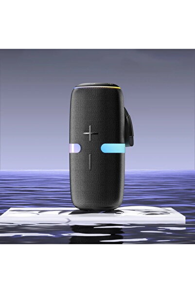 Yesido Cutie fără fir cu șnur, Lumini RGB, TF, AUX, Type-C, 4500mAh, 30W - (YSW22) - Negru