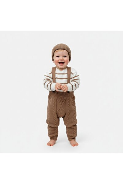 milay's life home collections 3-24 Months 3-Piece Knitted Baby Set with Pants...