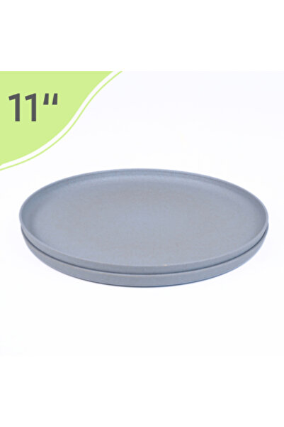 REuse Reusable Round Plate 11 inch | 1 piece | Made from coffee husks | Azur ...