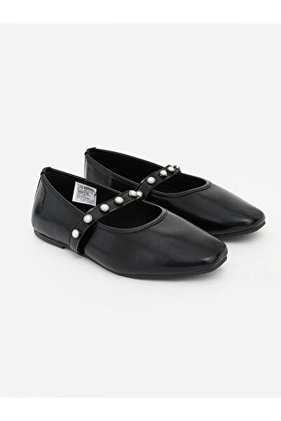 LC Waikiki Detaliu cu perle negre pentru femei, model Square vârf pătrat et, ...