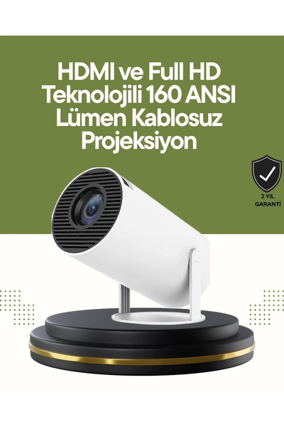 Epilons Long-Lasting Bulb Projection with HDMI and USB Ports