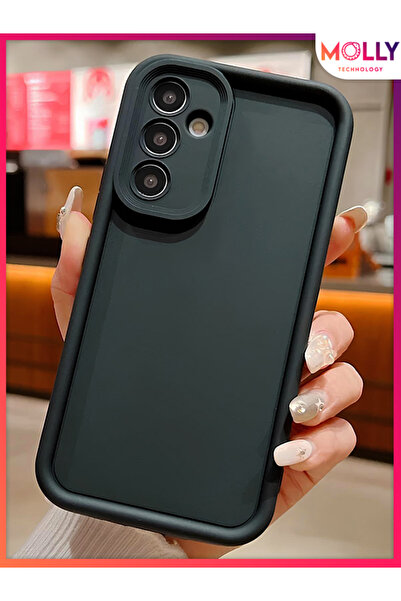 Molly Black Edges Thick Pan Silicone Case for Samsung Galaxy S25 Fe