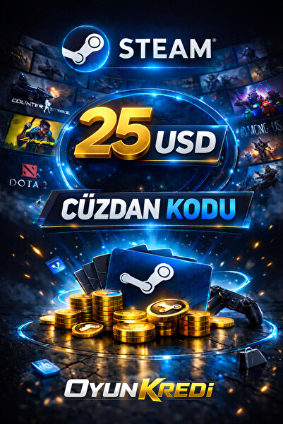 Steam 25 USD Cüzdan Kodu