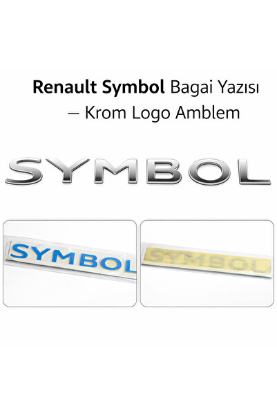 OEM SYMBOL Arka Bagaj Yazısı Yapıştırmalı YM.