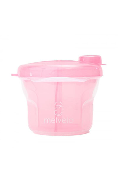 melvelo Three Compartment Milk Powder Dispenser, - Pink
