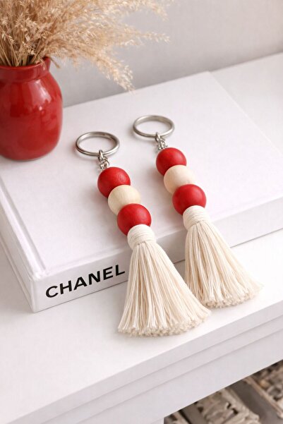 Rosina بوهيم ستايل سلسلة مفاتيح قطعتين