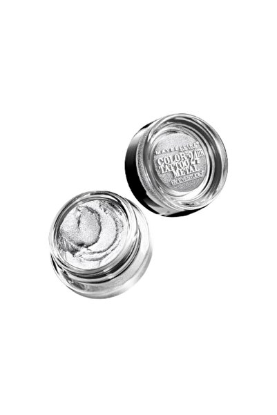 Maybelline New York Fard de pleoape Color Tattoo 24H 50 Eternal Silver, 4 g