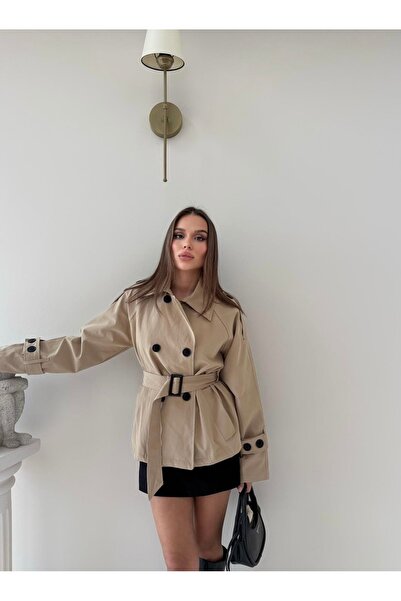 Lux Vestimenta yeni sezon kemerli Trençkot