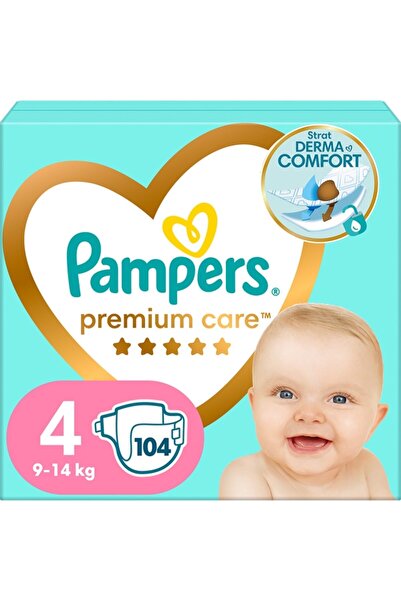 Pampers Premium Care Mega Box nr 4, Unisex, 9-14 kg, 104 buc