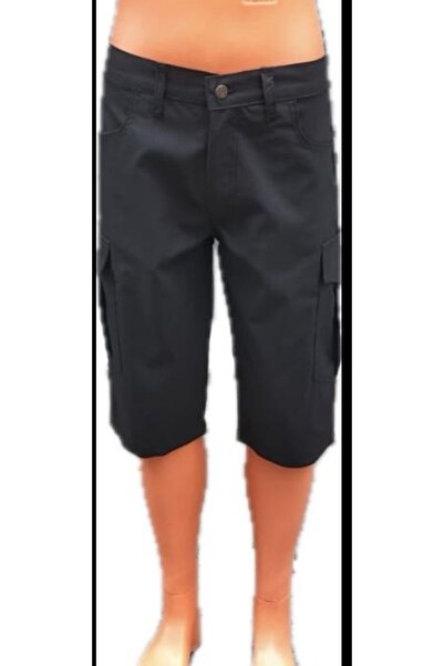 BeyzDenim Capri Shorts Above the Knee Ripsstop Thin Lycra Plus Size Oversize