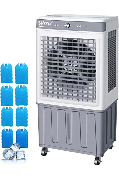 wtrtr مبرد هواء كبير سعة 95 لترًا، مبرد هواء تبخيري بقدرة 650 واط