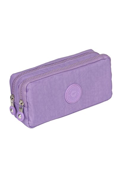 Relaxion 2-Compartment Crinkle Fabric Waterproof Pen Holder Rlx124