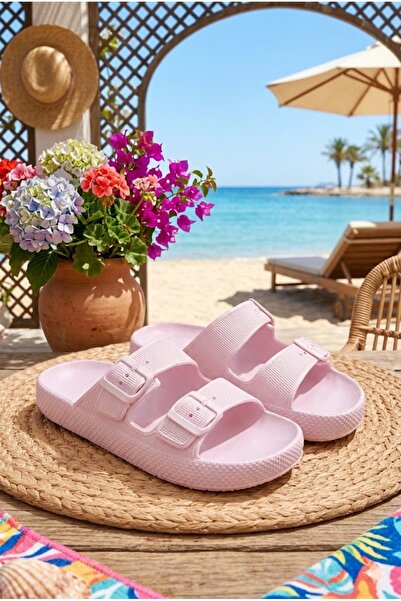 Behtah Kundura Unisex Double Tape Soft Thick Anti-Slip Sole Soelite Beach Poo...