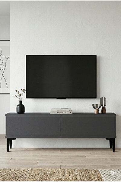 YUMEDİ DESİGN TSA1299A - DİDEMA TV STAND , TV SEHPASI 120CM ANTRASİT