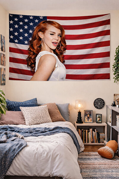 Vendini غطاء جداري لانا ديل راي سجاد سي سي