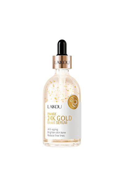 LAIKOU Moisturizing Anti Aging Brightening Reduce Fine Lines 24 K Gold Snail ...