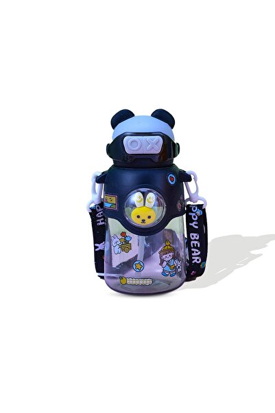 Twisoo Kids Plastic Water Bottle with Cute Cartoon Design – Leak-Proof, BPA-F...