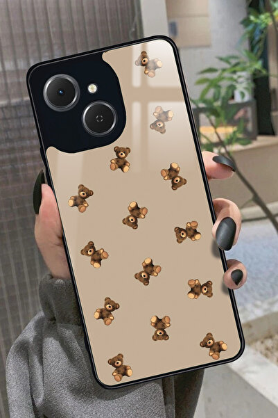 TECNO Spark 40C Uyumlu Ayıcık Tasarımlı Glossy Premium Kılıf