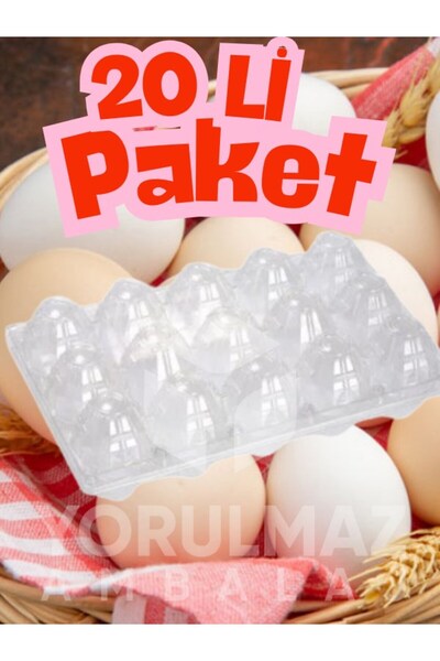 yorulmaz ambalaj 🥚   علبة بيض شفافة سعة 15 بيضة - حاوية بيض متينة وصحية سعة ...