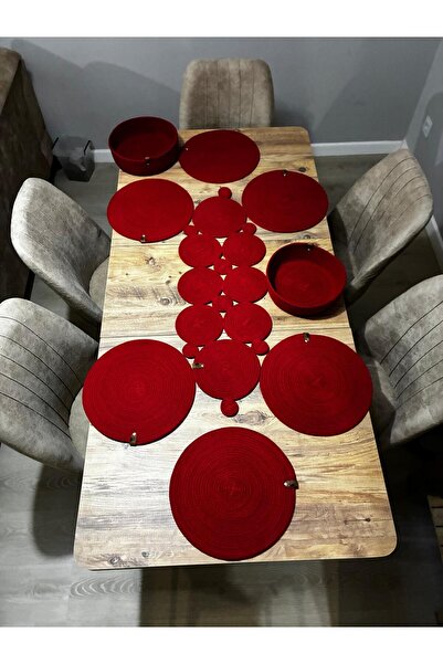 Masalımsı İlmekler 6-Piece Supla Set, Placemat