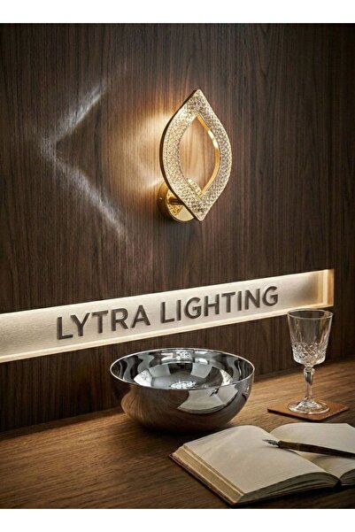 Lytra Lighting Yonca Model Gold 3 Renk Modu Kristal Salon Mutfak Yatak Çocuk ...