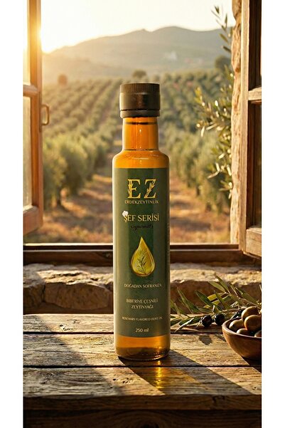 EZ ErdekZeytinlik Şef Serisi Biberiye Çeşnili Zeytinyağı 250 mL