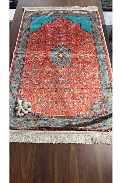 Dervişan İpekçilik %100 Saf İpek Dokuma Desenli Lüks Seccade