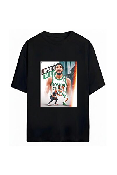 SVART WEAR Jayson Tatum Printed Unisex Oversized 100% Cotton Pack T-Shirt
