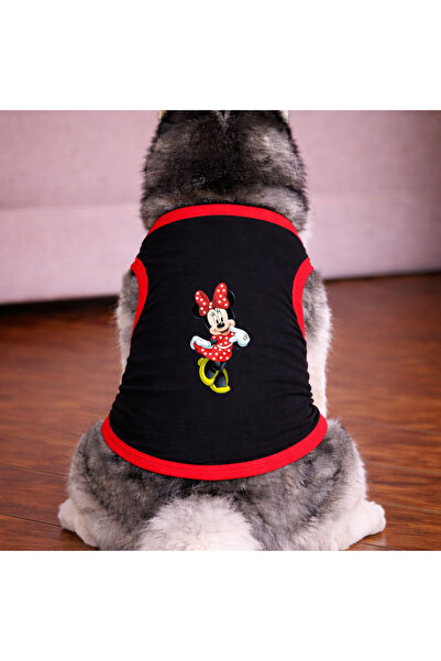 petite pati Black Minnie Dog Tshirt Dog Outfit (100% Cotton Combed Cotton) Sm...
