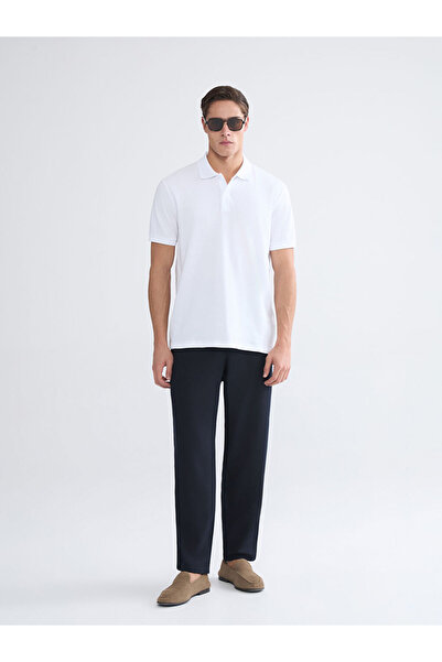 LC Waikiki LCWAIKIKI Classic Beyaz Polo Yaka Pike Erkek Tişört