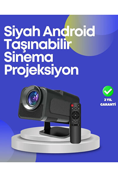 Epilons Projector with Hdmi, USB and Headphone Input, Multiple Connection Opt...