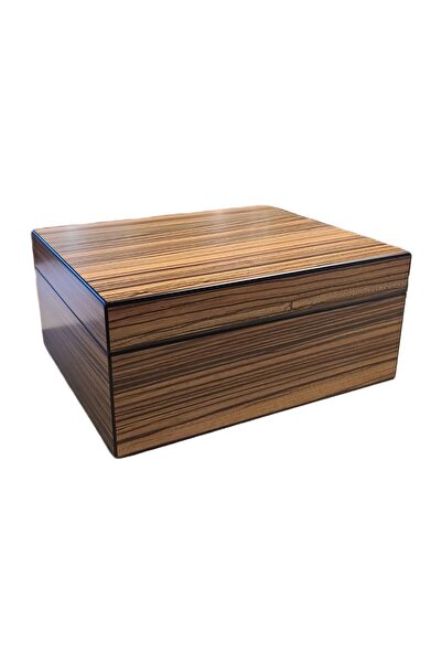 Falconetti Sedir Ağacı Açık Kahverengi Humidor Puro Kutusu rd71akhv