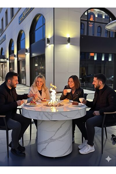 wintersunpeletsoba ateş çukurlu masa