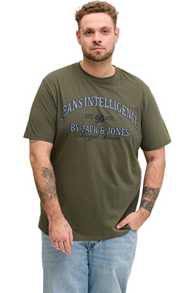 Jack & Jones JACK & JONES Μπλούζα Denver Graphic SS PLS - 12294518-Dusty Olive