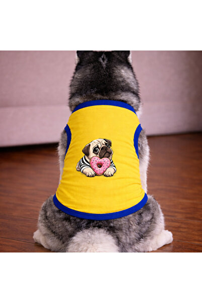 petite pati تي شيرت ساري دونات للكلاب (100% قطن ممشط قطن%) للسلالات الصغيرة و...