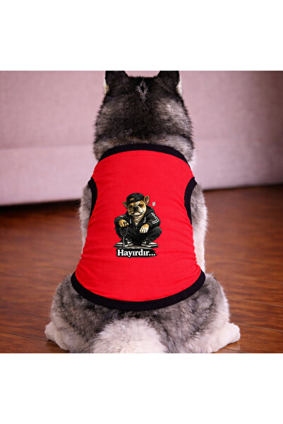 petite pati Red Is Not Okay Dog Tshirt Dog Clothing (100% Cotton Combed Cotto...